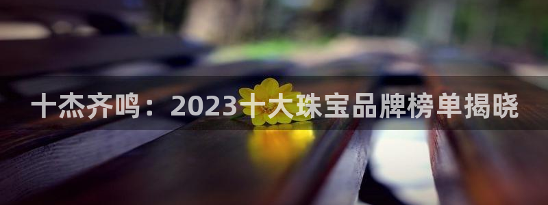 包头众腾娱乐密室逃脱:十杰齐鸣:2023十大珠宝品牌榜单揭晓