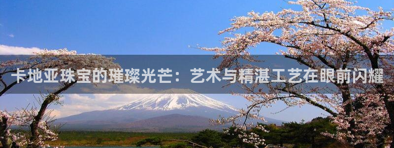 腾耀娱乐众推99840:卡地亚珠宝的璀璨光芒:艺术与精湛工艺